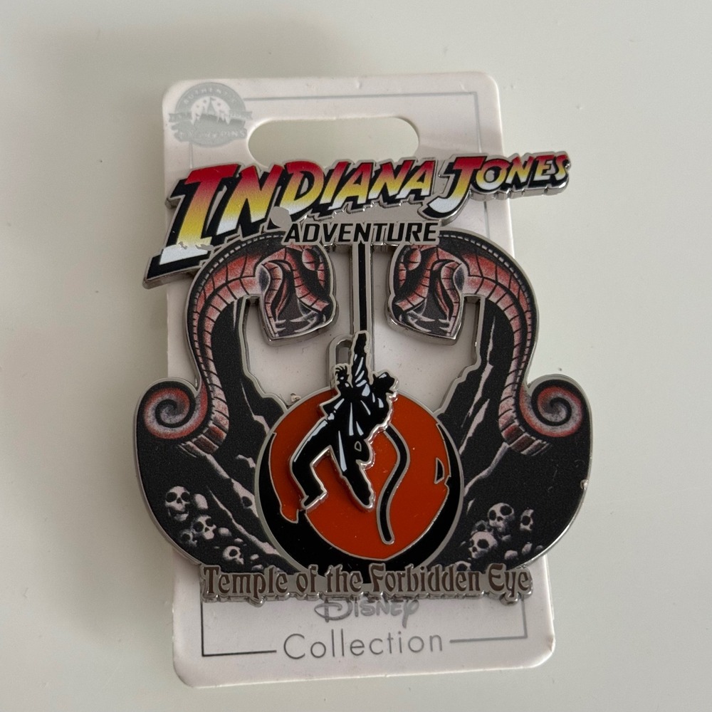 Disney Parks Indiana Jones Adventure Temple of the Forbidden Eye Enamel Pin NEW